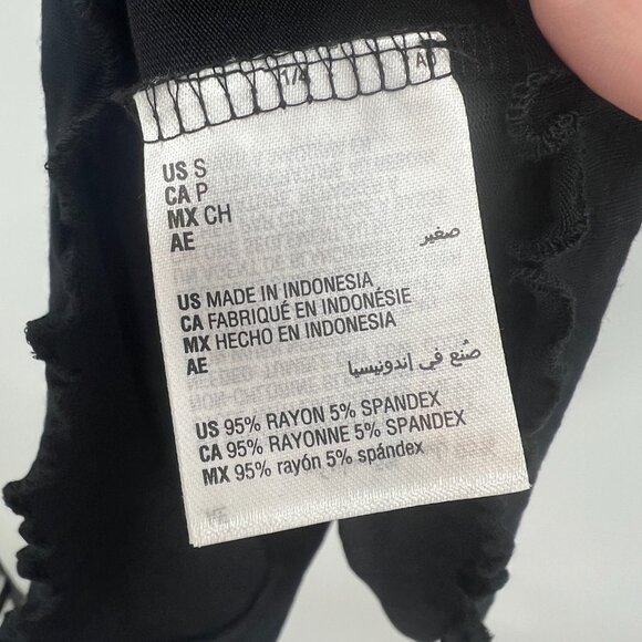 NWT Jenni Intimates Rayon Black Long Sleeve Lightweight Tie Robe Women Small - Picture 7 of 7